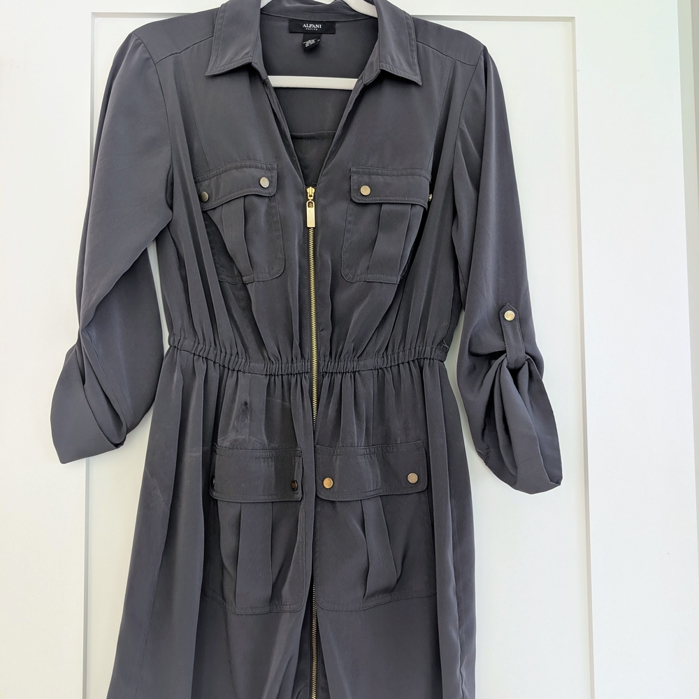 Alfani Gray Mini Dress